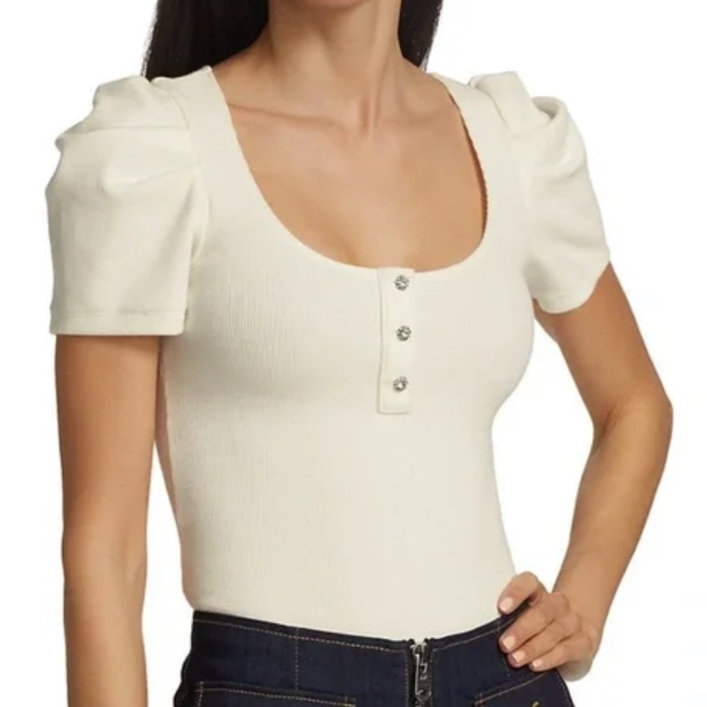 NWT Cinq á sept short sleeve jordan top